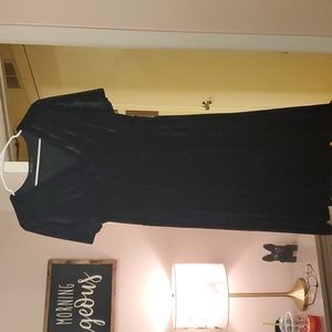 Black velvet dres